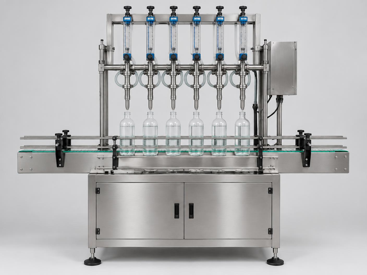 Automatic Six Head Flow Meter Liquid Filling Machine